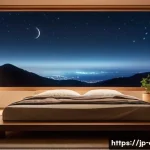 수면 무호흡증 치료 방법과 기기 비교 - A serene Japanese bedroom interior focused on optimal sleep environment for sleep apnea relief: soft...